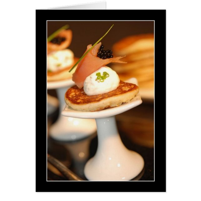 Lachs Blinis (Vorne)