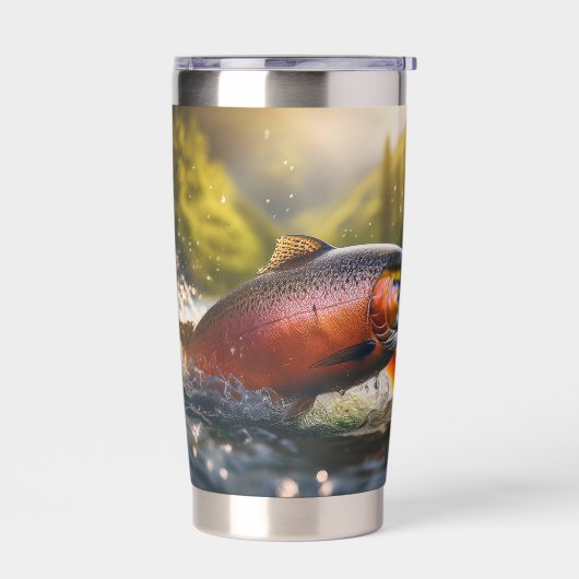 Lachs-Brutfläche für eine Mahlzeit Thermobecher (Links)