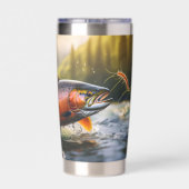 Lachs-Brutfläche für eine Mahlzeit Thermobecher (Rückseite)