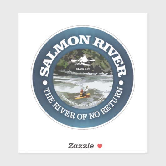 Lachs (c) aufkleber (Blatt)