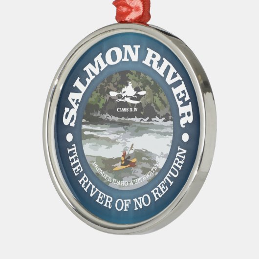 Lachs (c) ornament aus metall (Links)