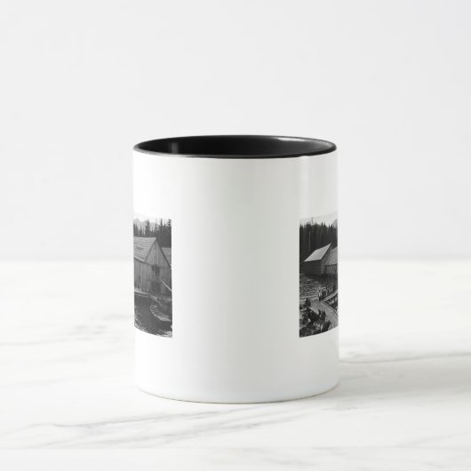 Lachs Cannery bei Ketchikan, Alaska Tasse (Zentrum)