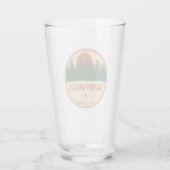 Lachs-Challis-Nationalwald Glas (Rückseite)