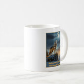 Lachs-Challis-Nationalwald Kaffeetasse (VorderseiteRechts)