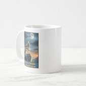 Lachs-Challis-Nationalwald Kaffeetasse (Vorderseite Links)