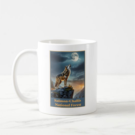 Lachs-Challis-Nationalwald Kaffeetasse (Links)