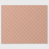 Lachs Cloud Wrapping Paper Geschenkpapier (Flach)
