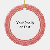 Lachs Deko Foto Keramik Ornament (Hinten)