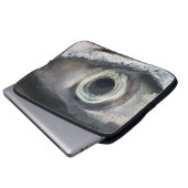Lachs Eye Laptopschutzhülle (Vorne Knopf)
