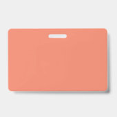 Lachs #F38367, Pink Daisy Ausweis (Rückseite)