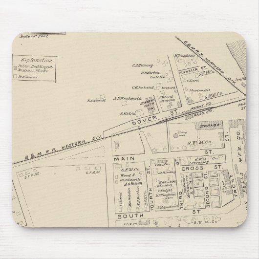 Lachs Falls PO Mousepad (Vorne)