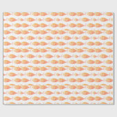 Lachs-Fisch Geschenkpapier (Flach)