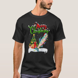 Lachs Fisch Weihnachten Dekorationen Weihnachten W T-Shirt