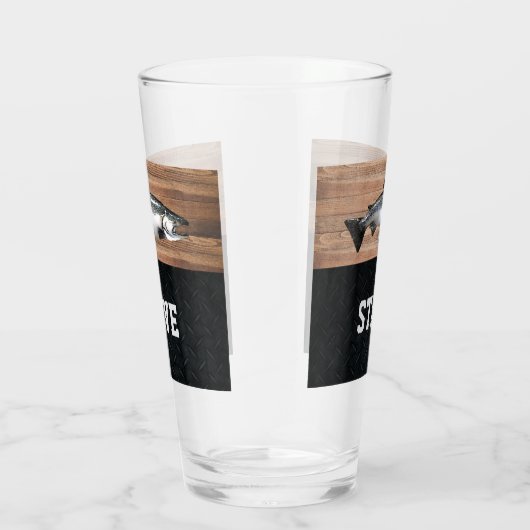 Lachs Fischbäume Angeler Fischforellen Glas (Rechts)