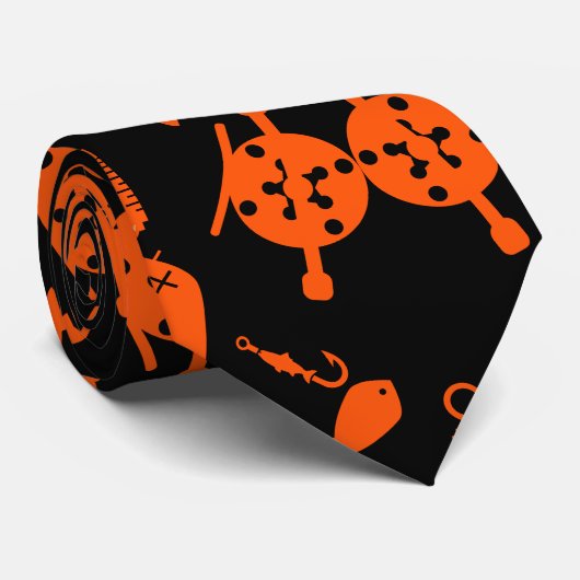 Lachs Fischen Alaska Krawatte (Gerollt)