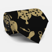 Lachs Fischen Alaska Krawatte (Gerollt)