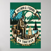 Lachs & Fischen: Ein Tag am See Poster (Vorne)