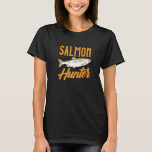 Lachs Fischen Süßwasser Salzwasser Fisch Angeln T-Shirt