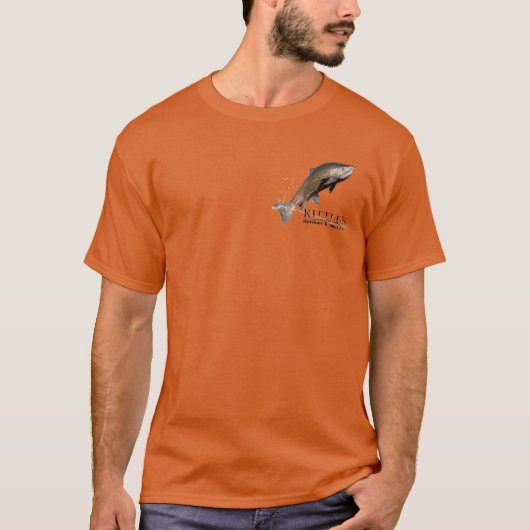 Lachs Fischen T - Shirt für alle! (Vorderseite)