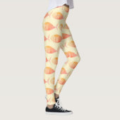 Lachs-Fischgruppe Leggings (Rechts)