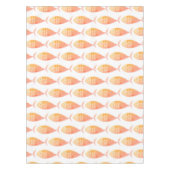 Lachs Fischgruppe Tableclout Tischdecke (Vorderseite)