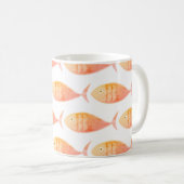 Lachs Fish Group Kaffee Tasse (VorderseiteRechts)