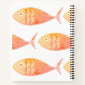 Lachs Fish Group Notebook Notizblock (Rückseite)