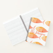 Lachs Fish Group Notebook Notizblock (Innenseite)