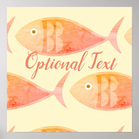 Lachs Fish Group Poster (Vorne)