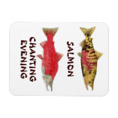 Lachs Gesang Abend Magnet (Horizontal)