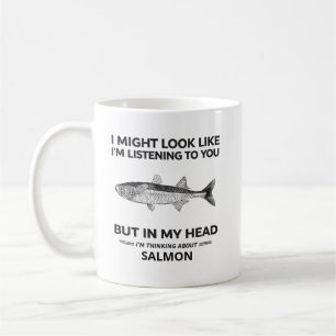 Lachs-Geschenke, Lachs-Liebhaber-Tasse, Lustiger L Kaffeetasse
