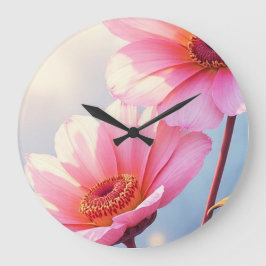 Lachs Große Wanduhr