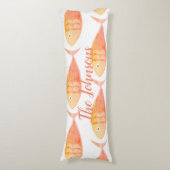 Lachs-Gruppe Kissen (Vorderseite Vertikal)