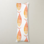 Lachs-Gruppe Kissen (Rückseite (Vertikal))