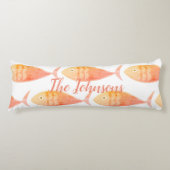 Lachs-Gruppe Kissen (Vorderseite)