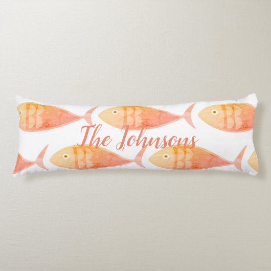 Lachs-Gruppe Kissen (Vorderseite)