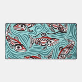 Lachs Haida Art Spirit Pacific Native Schreibtischunterlage (Vorderseite)