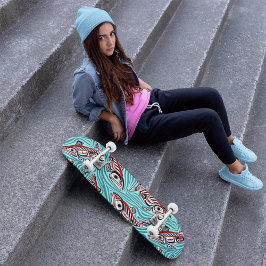 Lachs Haida Art Spirit Pacific Native Skateboard