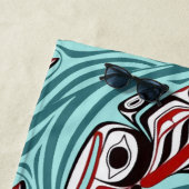 Lachs Haida Art Spirit Pacific Native Strandtuch (Beispiel)