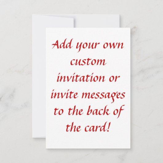 Lachs Herz Pink Bliss Kleine Einladungen (Rückseite)