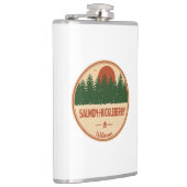 Lachs-Huckleberry Wilderness Flachmann (Rechts)