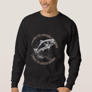 Lachs Ich arbeite, um die Fischerei zu ermöglichen Sweatshirt