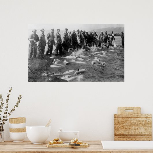 Lachs in Astoria, oder Fotografie Poster (Küche)