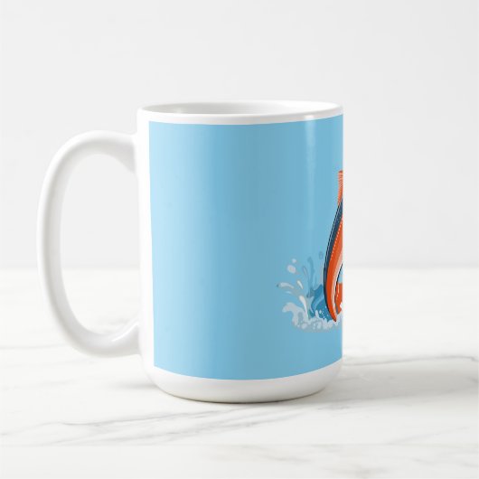 Lachs Kaffeetasse (Links)