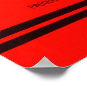 Lachs-Label "Golden Gate Brand" - Seattle, WA Poster (Ecke)