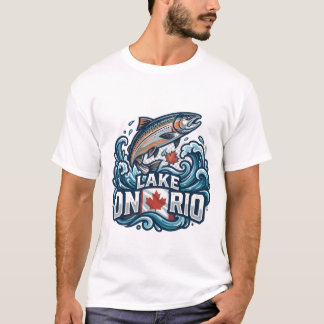 Lachs Lake Ontario Kanada T-Shirt
