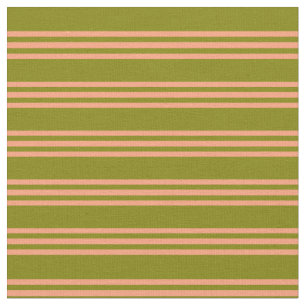 Lachs-Lines/Streifen-Muster, grün und leicht Stoff