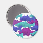 Lachs Magnet (Vorderseite/Rückseite)