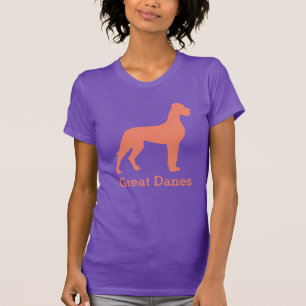 Lachs-Natural-Great-Dane-Hoodie T-Shirt