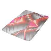 Lachs oder Pfirsich, extrem grob digitalisiert Badematte (Schrägansicht)